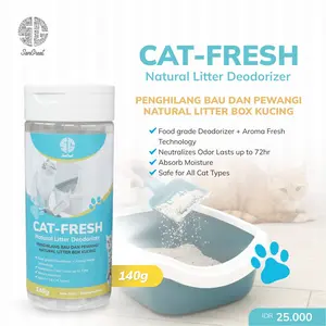 Penghilang bau litter box kucing SanGreat Cat-Fresh Buble Gum 140 gr pewangi litter box penghillang bau pasir kucing