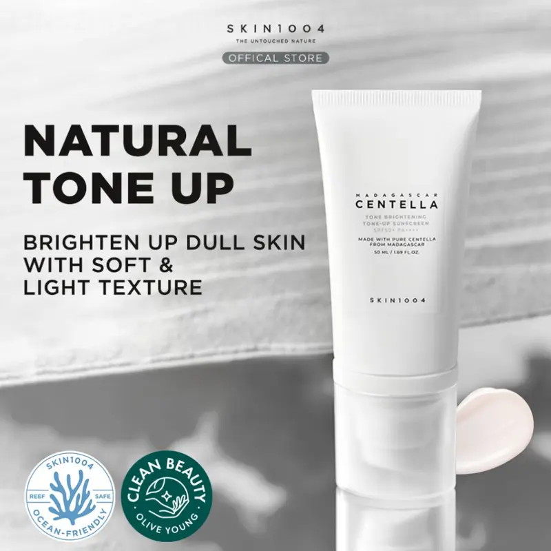 SKIN1004 Madagascar Centella Tone Brightening Tone Up Sunscreen SPF50 PA++++ OFIPKR 0