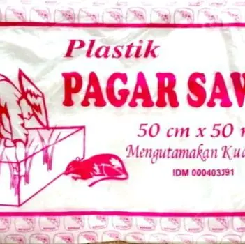 Plastik Sebaran Plastik Pagar Sawah 50 cm x 50 mtr - Plastik Padi 2