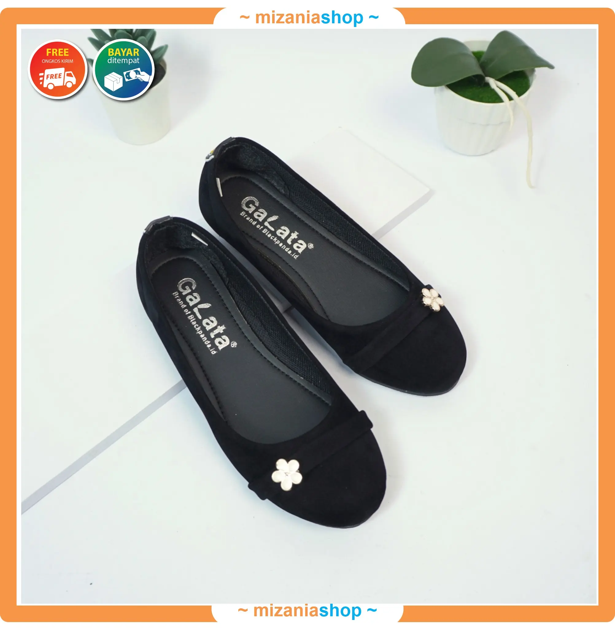 Blackpanda Flat Shoes Anak Tanggung Flona Size 32-36 Usia 9-13 Tahun