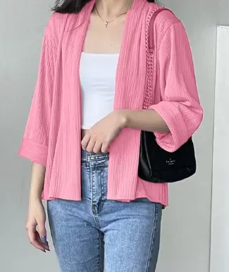Cardigan Polos Wanita Korean style Remaja Baju Atasan Lembut Nyaman