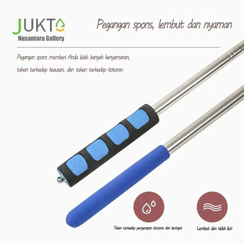JUKTA[COD]2M Tongkat Bendera Set Tiang Bendera Tour Leader Travel Telescopic - Tongkat Pandu Wisata Serbaguna dan Portable! Pengatur Komando Stainless Stell Teleskopik Berkualitas Tinggi - Tahan Lama dan Praktis! 4