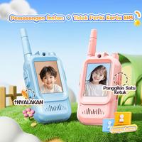 Gambar Kiumo Mainan Walkie Talkie Anak Bisa Video Call Dan Chat Jarak Jauh Tanpa Internet Mainan Edukatif Hadiah Ultah - Biru + Merah Muda（100M） dari KIUMO.ID Kab. Tangerang 5 Tokopedia