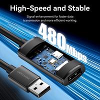 Gambar Vention Kabel Perpanjangan Extension USB A 2.0 Male to Female with Type C Power Supply - CBK, 5 Meter dari Vention Authorized Store Kota Administrasi Jakarta Barat 4 Tokopedia