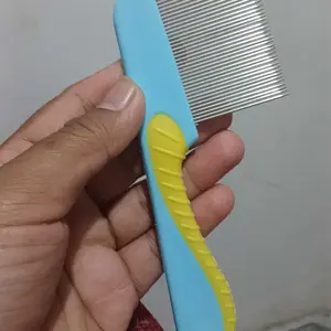 SISIR SERIT KUTU RAMBUT GAGANG STAINLESS BESI POLOS BESAR / SISIR RAMBUT KUTU / SERIT KUTU KETOMBE
