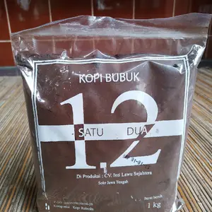 KOPI BUBUK LELET ROBUSTA SATU DUA BERAT 1KG  Pahit