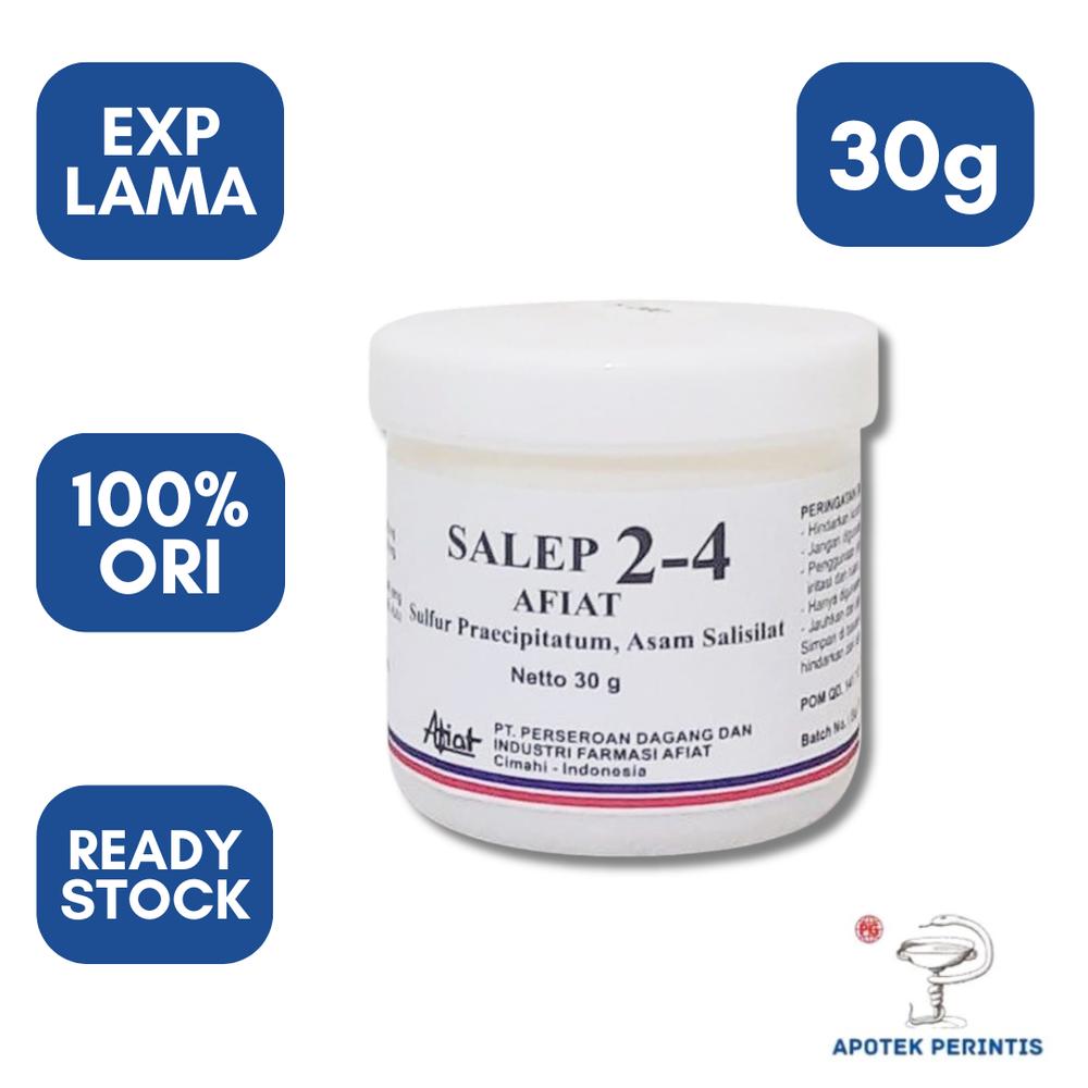 Salep 2-4 Afiat 30gr Gatal/Kudis/Jamur 100%Original Apotek Perintis Bandung
