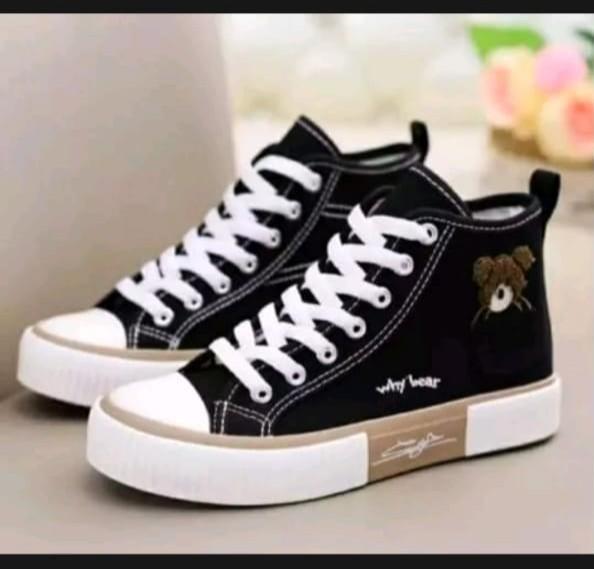 Product Introduction of Sepatu Boot ZENYA Anak dan Dewasa Trendi Model Teddy Bear Kasual Fashion Perempuan - Kaki 5