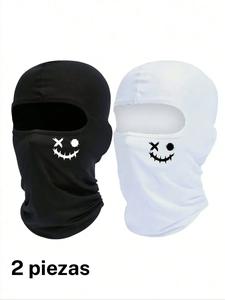 Balaclava unisex tipo máscara para la cara, estilo callejero hip hop, a prueba de viento y polvo, pañuelo/bufanda multifuncional para la cabeza, apta para deportes al aire libre en todas las estaciones, motocicleta y camping