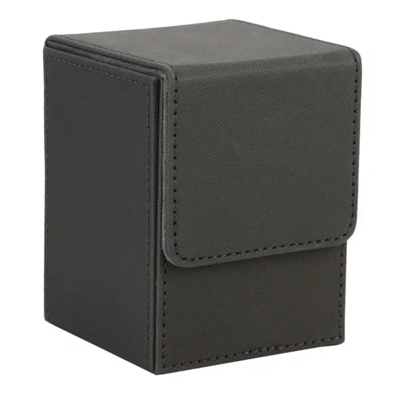 Premium kulit magnet TCG DECK storage box for TCG MTG /TCG POKEMON / TCG ONE PIECE dengan penutup magnet 5