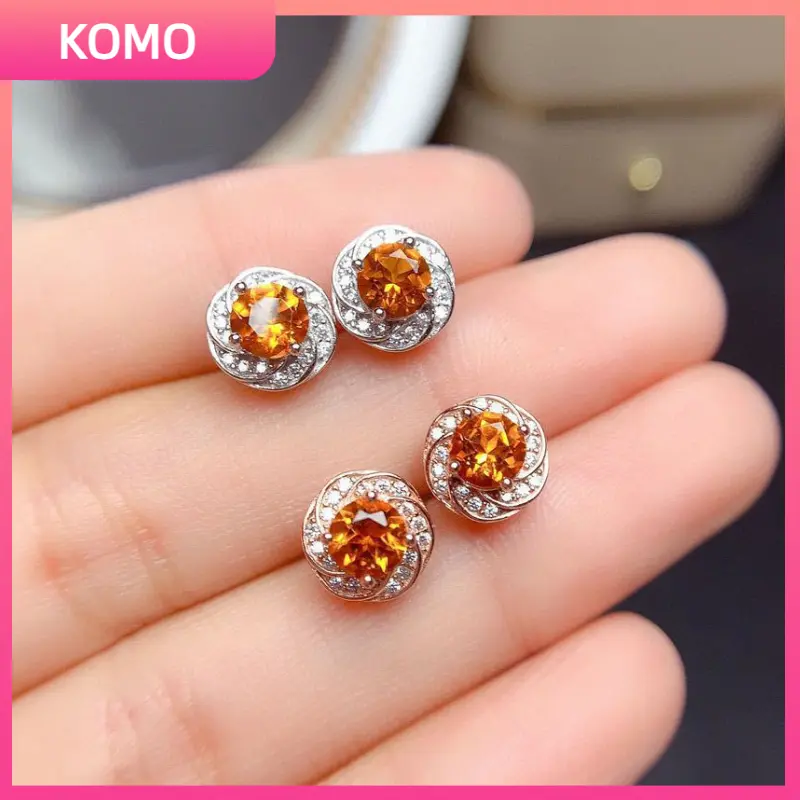 【# 179 KOMO LIMITED】champagne earrings