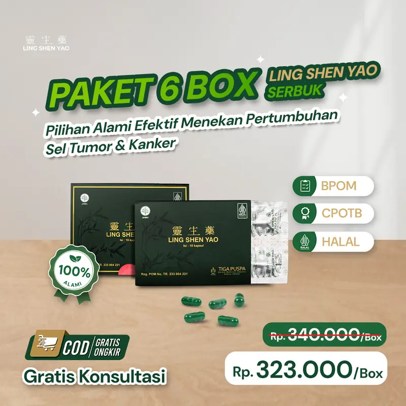 Kapsul Bandung Ling Shen Yao untuk Kista - 10 Strip 1