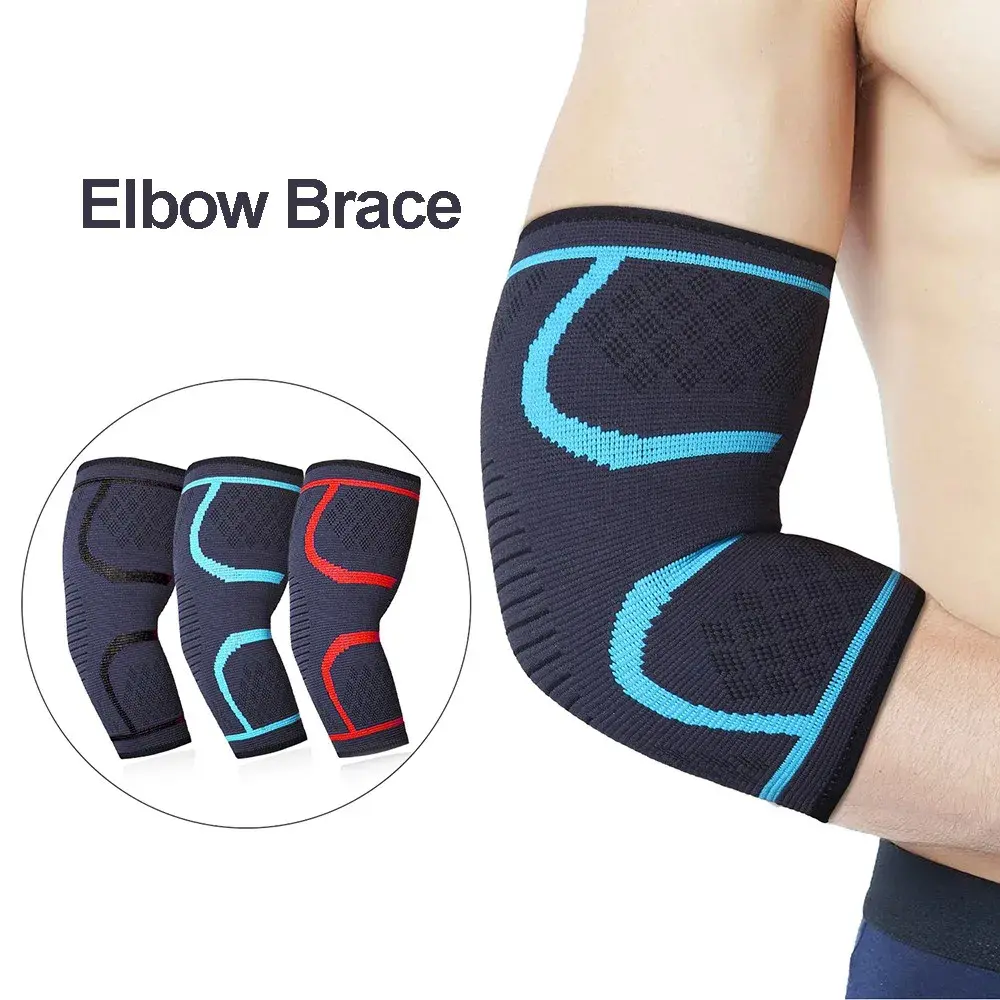 Nẹp Khuỷu Tay, 1 Chiếc, Tay Áo Nén Khuỷu Tay Đàn Hồi, Thích Hợp Cho Thể Thao, Viêm Gân, Người Chơi Gôn, Giảm Đau Khuỷu Tay Tennis, Hỗ Trợ Khuỷu Tay, Dành Cho Nam Và Nữ