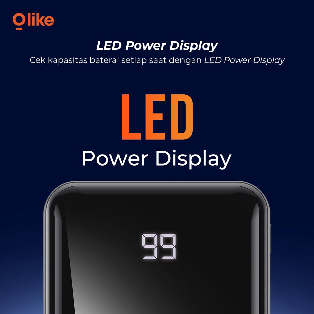 Olike Powerbank 20000mAh Smart Protection LED Display Safety Flight 3 Output Support P401- Garansi resmi 1 tahun Olike Powerbank 20000mAh Smart Protection LED Display Safety Flight 3 Output Support P401- Garansi resmi 1 tahun