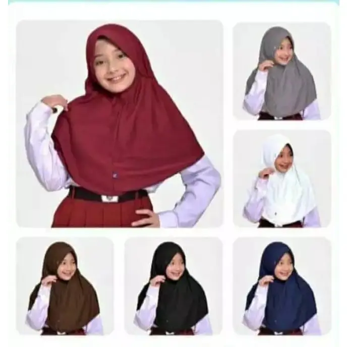 Hijab Sekolah Anak SD Size M 2