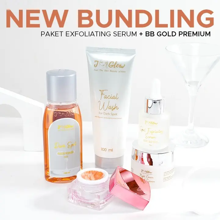 Jglow Paket Spot Whitening BB CREAM Whitening Hitam
