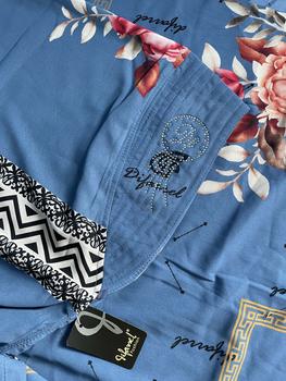 Product Review of Tania Set Syar'i (Gamis & Khimar) Hitam Kain Motif Muslim Panjang Printing from 𝓺**𝓼 𝓣**𝓼 ** 1