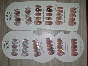 Product Review of 【Clearance Item Link】2024 press on nail ,High quality,handmade,easy to wear,reusable,cost-effective and affordable from J**7 0