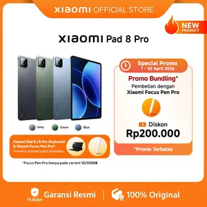 Xiaomi Pad 8 Pro (8/256GB) (12/512GB) | Tablet Android  | Chipset Snapdragon 8 Elite Mobile Platform | Pengalaman produktivitas dengan WPS PC-Level | Pendukung Xiaomi Focus Pen Pro terbaru | Baterai 9.200mAh dengan 67W HyperCharge [Xiaomi Official Store]