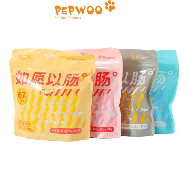  Gói 30 cây Xúc Xích Có bán Lẻ TaoTaoPet Cao Cấp Cho Chó Mèo – Thịt Thật Nhiều Vị Dinh Dưỡng Cho Thú Cưng 