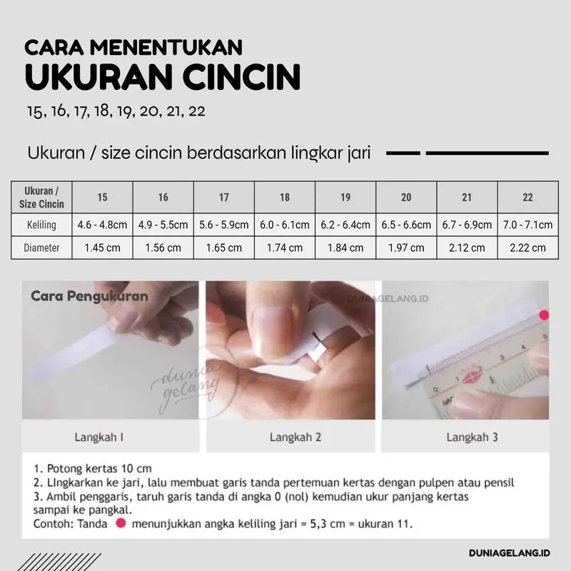 Cincin Kawin Udah Dapat 2 Pcs Cincin, Berlapis Emas 24K Polos Mata silver Bisa COD 3