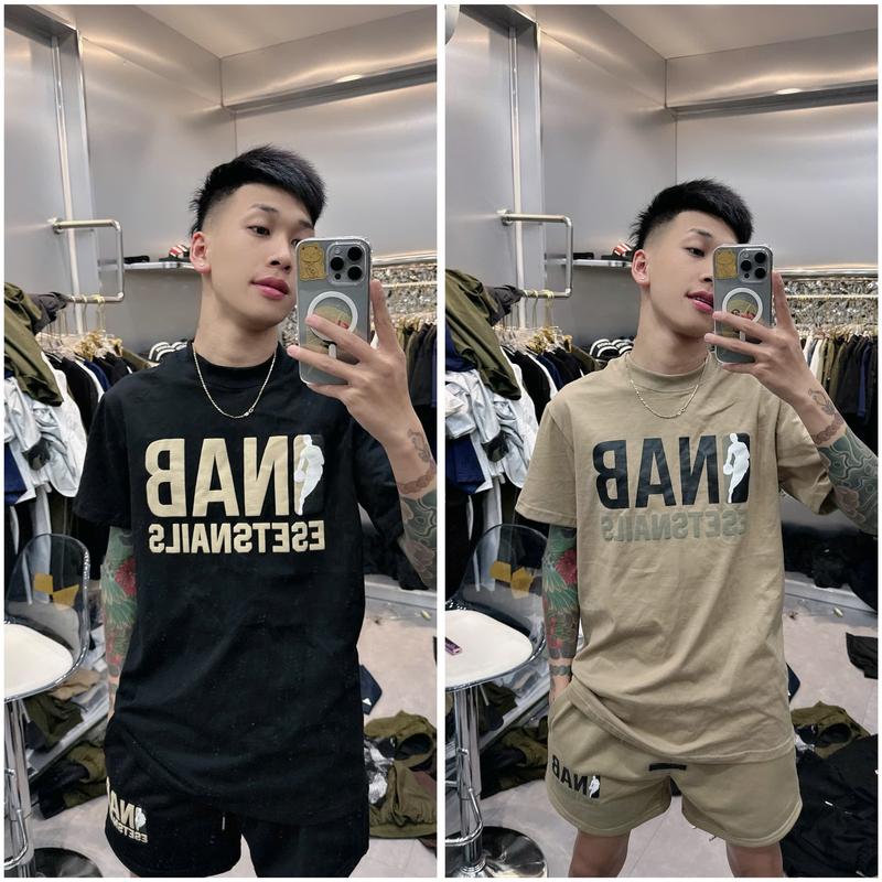 Bộ Thể Thao Nam BH13 Họa Tiết In Nổi Áo Cotton Quần Nỉ Chân Cua Thời Trang Nam