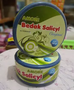 [TERMURAH] Bedak Salicyl Amore Afi Farma 100gr -  Bedak gatal amore 1pcs - Bedak gatal anak-anak