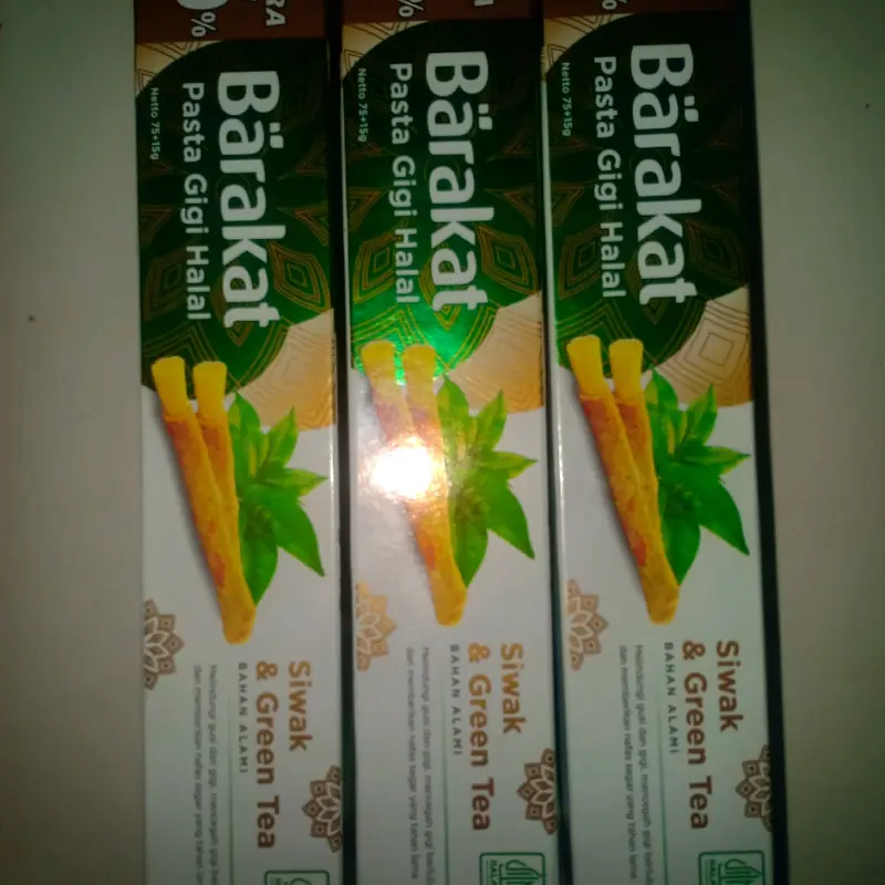 Paket Hemat - Pasta Gigi Barakat 3 Pcs + Ciptadent Sikat Gigi 3 Pcs Mulut 1