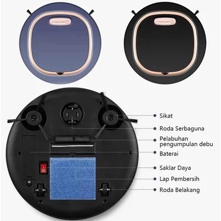 Codless Robot pembersihan lantai cerdas untuk mesin pembersihan rumah tangga, pembersihan, pembersihan, dan pembersihan multifunksional Baterai Air Membersihkan Vakum vacuum 8