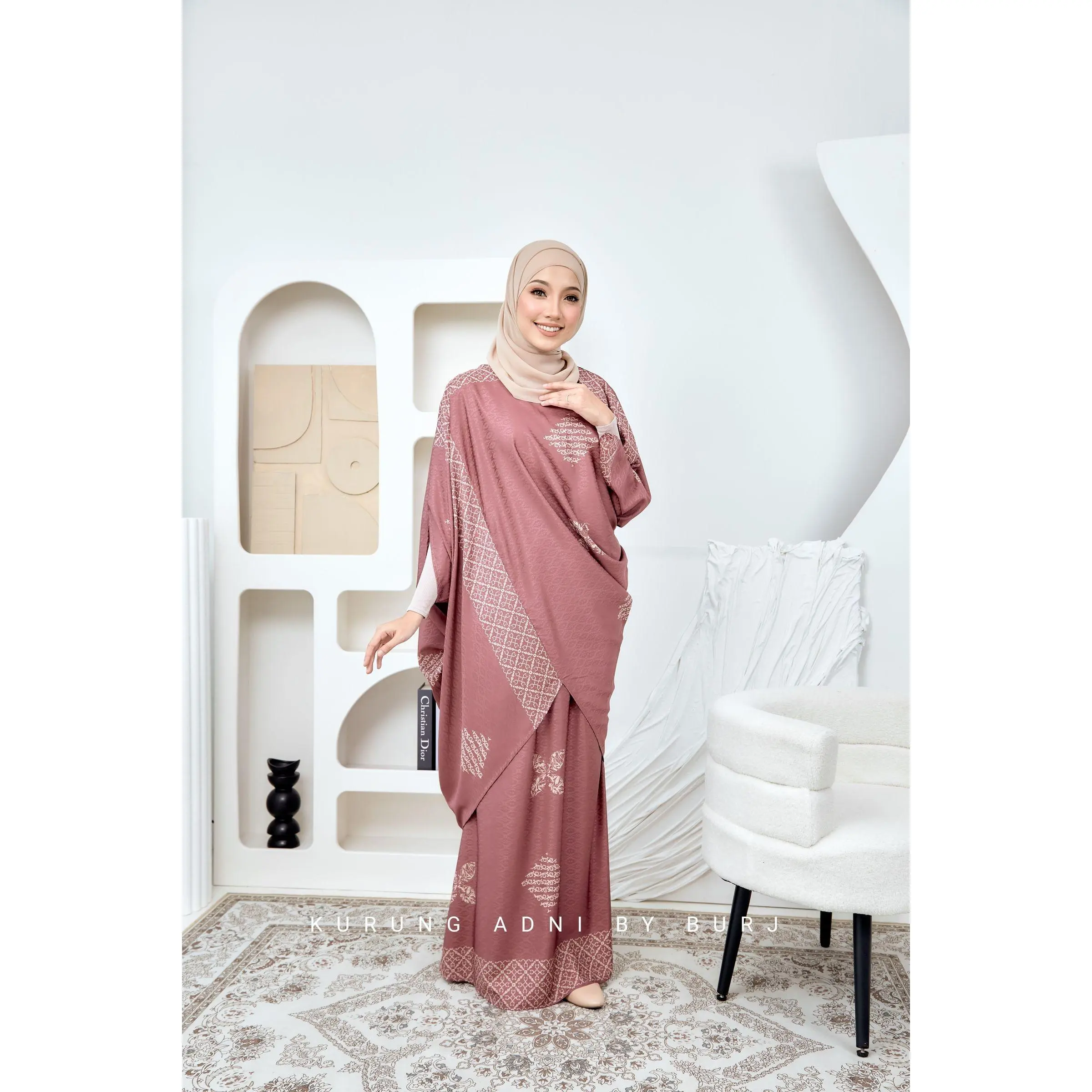 Baju Kurung Adni by Burj Pink Belacan