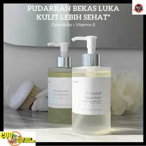 Evoke Bodywash Coastal Journey Cocok untuk kulit yang berjerawat/pada area badan dan pungung