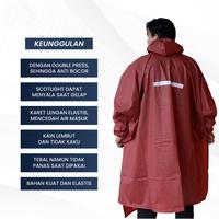 Gambar Jas hujan / Jas Hujan Ponco Atau Kelelawar / Mantel Polos Biru Pria Hijau Merah - Hitam dari KHN Store Kab. Sumedang 3 Tokopedia