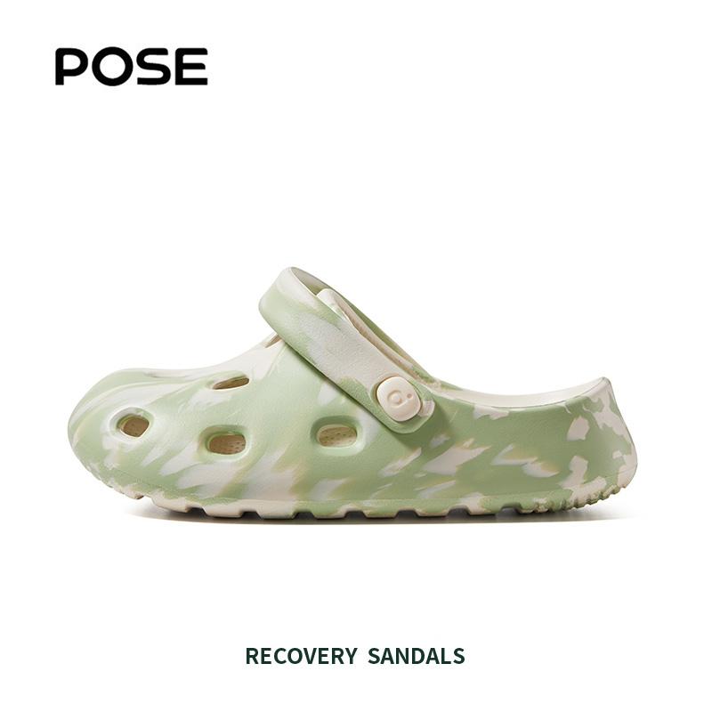 【Livestream】Ready Stock POSEE Bean Ink Splashรองเท้านิ้วเท้าใหญ่, รองเท้าแฟชั่นสตรี, สามารถสวมใส่ได้