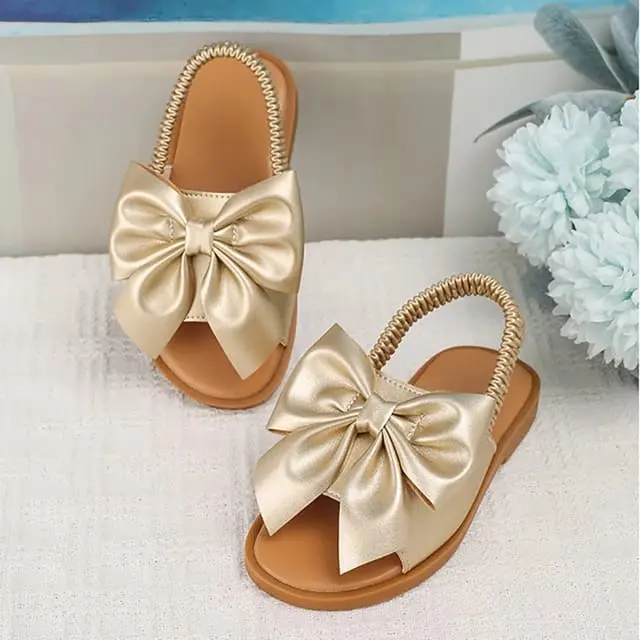 sandal anak perempuan motif terbaru /sandal slop anak  perempuan Fashion terbaru / sandal anak umur 6-9 tahun / sandal anak pesta / sandala anak perempuan slop / sandal anak perempuan motif pita / sandal anak perempuan premium 3