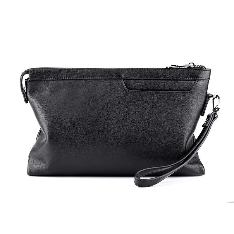2025 Brand Hand Bag Men Genuine Plain Soft Clutches for Men Envelope Bag High Quality Men Wallet Phone Clutch Bag Pouch