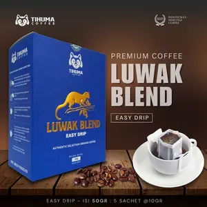 Tihuma Kopi Luwak Liar Blend Wild Civet Coffee 50gr