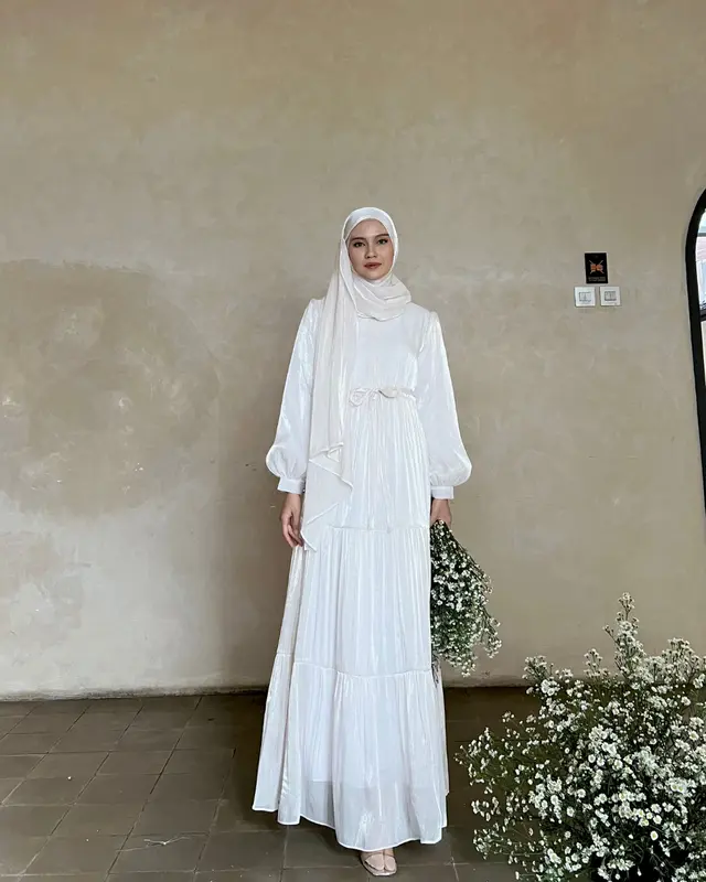 Evolvere - Vlora Dress Shimmer Fashion Gamis Muslim Wanita Busui Friendly 7