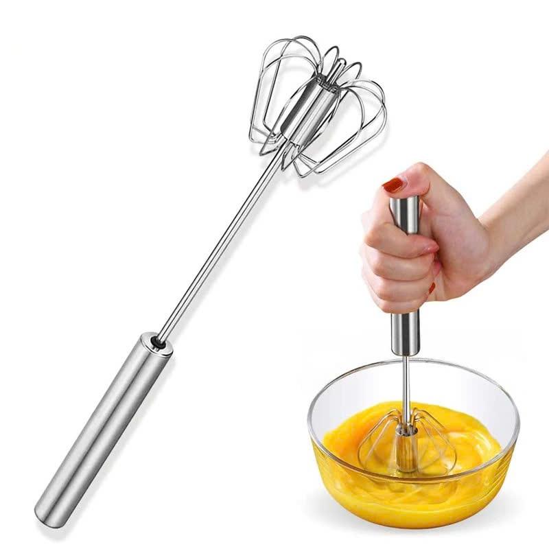 Cây đánh trứng trục tự xoay bằng thép không gỉ giá rẻ