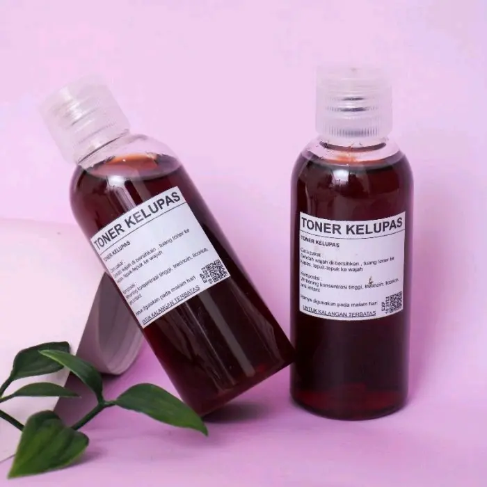 TONER KELUPAS 60 ML/ TONER AHA/ TONER FLEK BEKAS JERAWAT/ TONER MENCERAHKAN/TONER BPOM 3