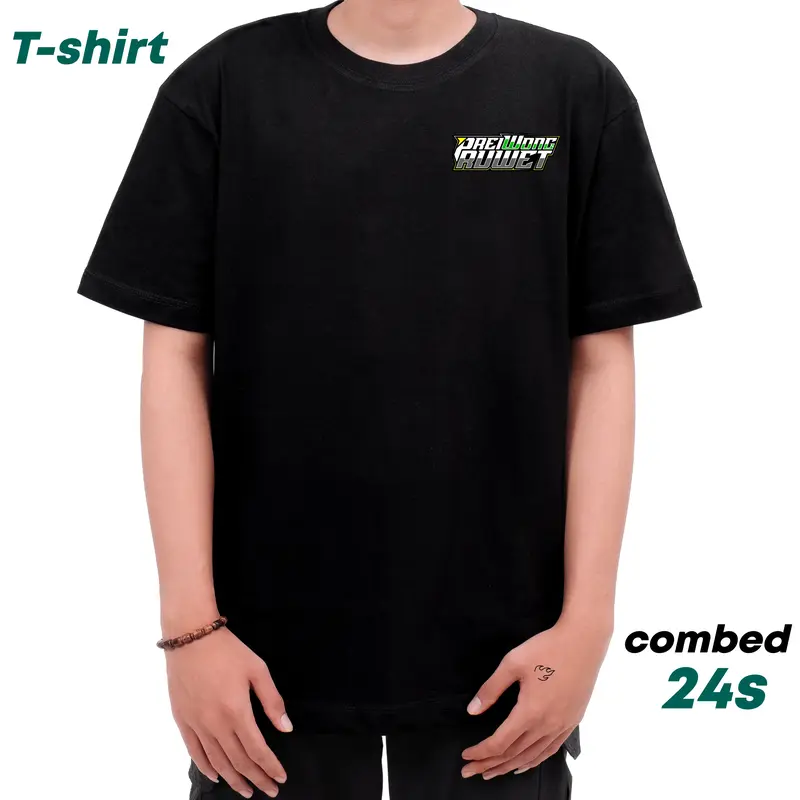KAOS PREI WONG RUWET kata kata lengan pendek unisex katun 24s 3