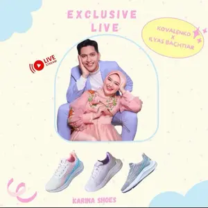 KOVALENKO X ILYAS Karina Sepatu Sneakers Wanita Korean Style Sport Shoes White KV1002
