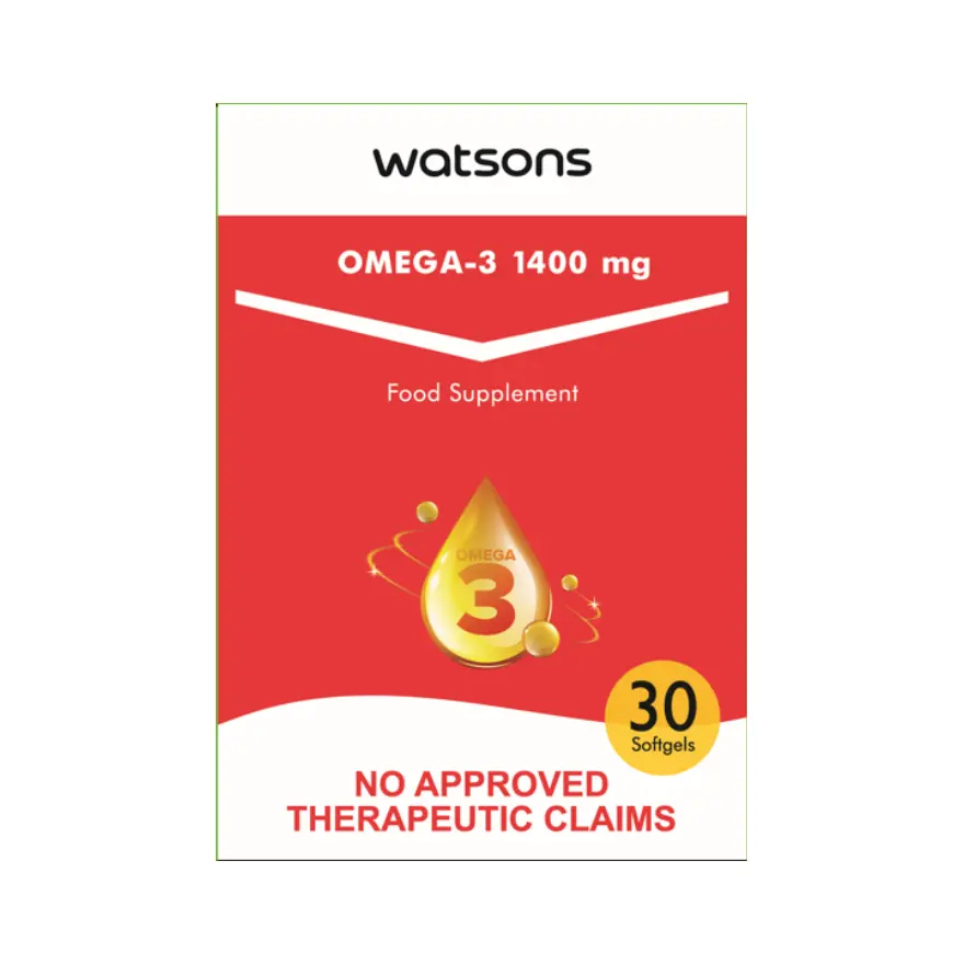 WATSONS GENERICS Omega-3 Oil Softgel Capsule 1400mg 30s Pack - TikTok ...
