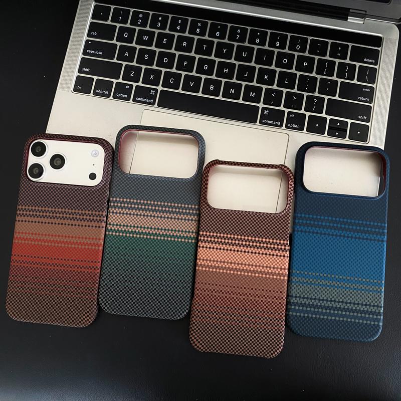 Ốp lưng họa tiết Kevlar hỗ trợ MagSafe từ tính cho iPhone 15 Pro, Apple 16, 17 Pro Max, mẫu sợi carbon mới cho iPhone 12, ốp mờ cho iPhone 13 Pro, chống vân tay cho iPhone 14, ốp chống sốc cho nam cho iPhone 16.