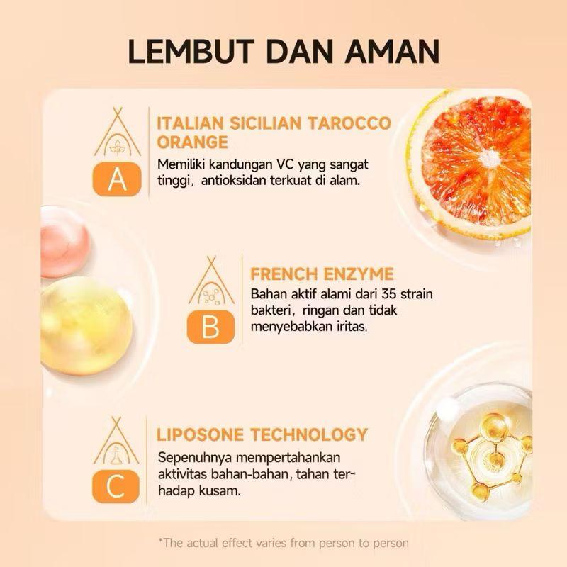 Product Introduction of GMEELAN Orange Exfoliating Gel 50g mencerahkan wajah dan mengangkat komedo 11