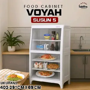 Tabitha Food Cabinet Foyah Lemari Tempat Penyimpanan Makanan Rak Lauk Pauk Tempat Penyimpanan Makanan Furniture