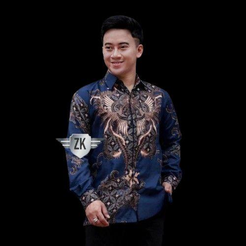 New Kemeja Pria Batik Lengan panjang Premium terbaru size M L XL XXL kekinian 8