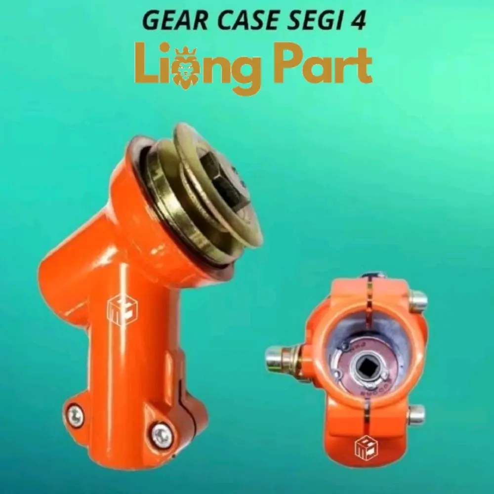 kepala pisau segi 4 Mesin Potong Rumput / 328 Gear case Orange assy model petak