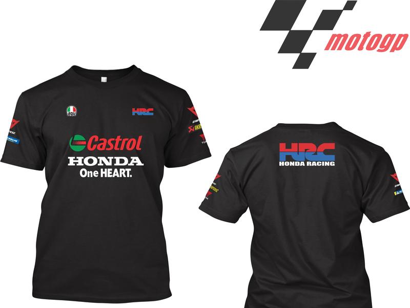 Kaos MotoGP Livery 2025 Team HONDA HRC // Cotton combed 24s 5