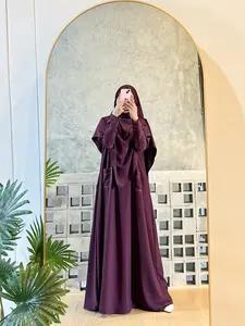 (CRS) Gamis Luna Set Khimar Fortaleza Anti UV Premium