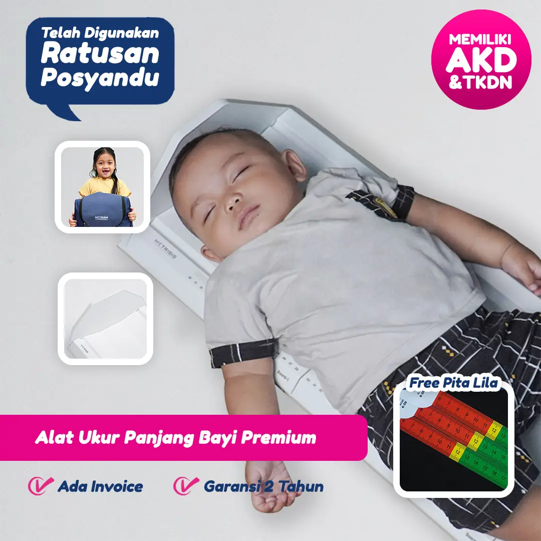 Pengukur Panjang Bayi Untuk Anak Bayi Premium/Infantometer/Infantometer Board Premium Untuk Klinik dan Dokter Terbaru